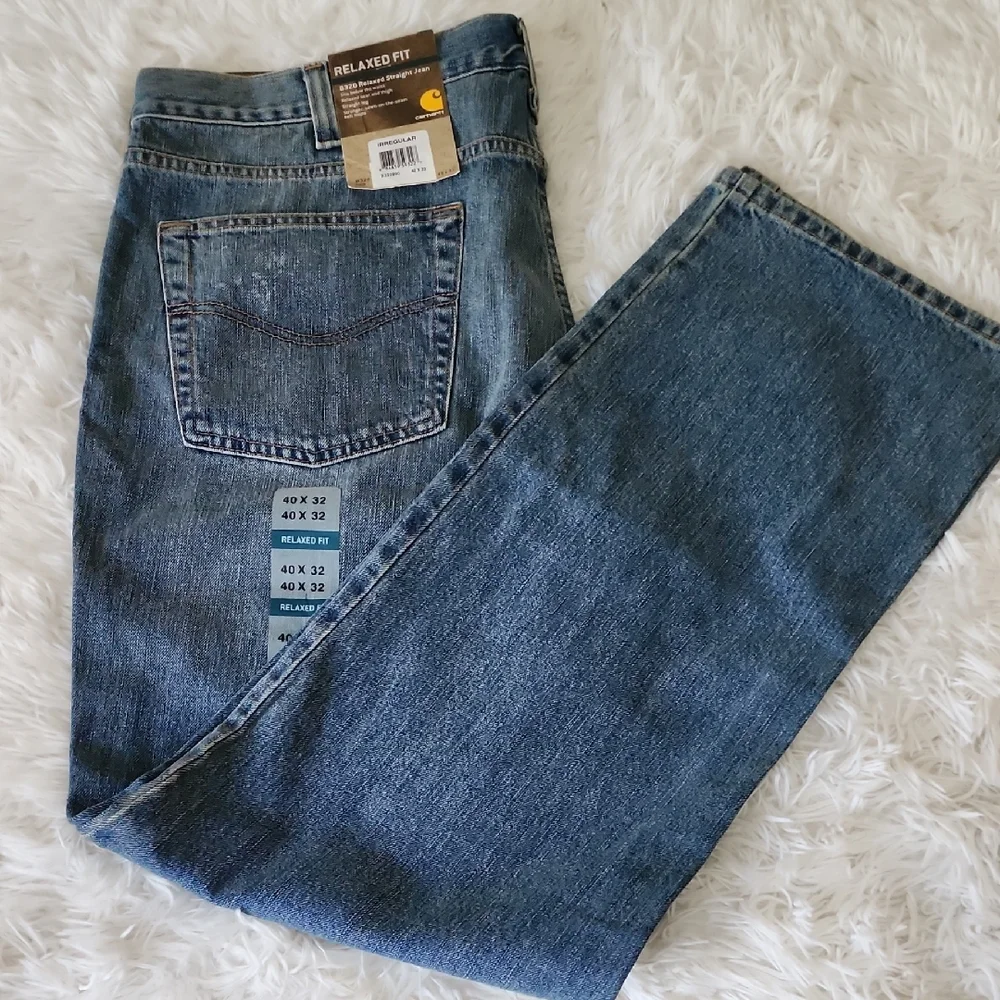 Carhartt Relaxed  Straight Fit Blue Jeans Brand New